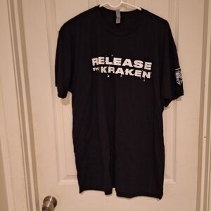 Release the Kraken Black Tshirt XL